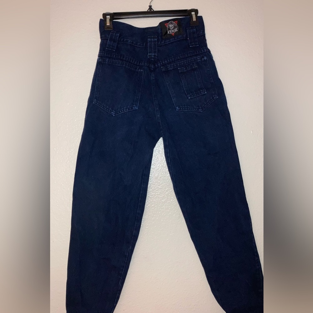 Navy blue FINE jeans size small